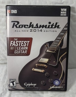 Rocksmith 2014 Edition PC Windows/Mac 2013 Two Disc No Cable