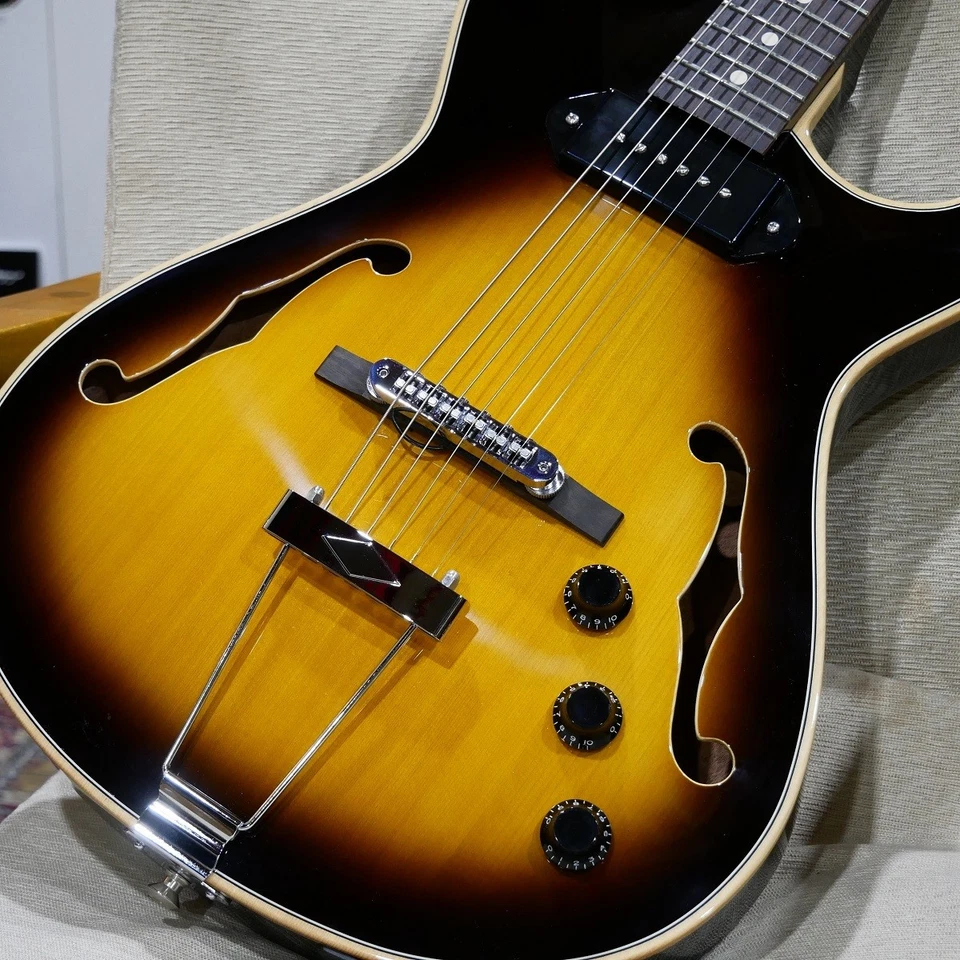 Knaggs Guitars Chena A P Black Burst #405 Piezo-Equipped Model with Split Buffer - Image 4 of 4