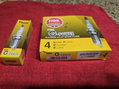 4 Pack NGK 7092 G-Power Spark Plugs BKR6EGP for Toyota Subaru GM Honda +1 Free