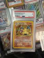 PSA 1 Charizard 4/102 1999 Set Base Holo Carta Pokemon Rara