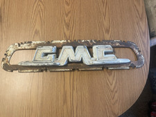 1955 1956 Gmc Truck Hood Emblem With Insert