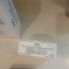 2 NEW IN BOX / SEALED | NEC | Turbo Express Handheld System + More | TurboGrafx