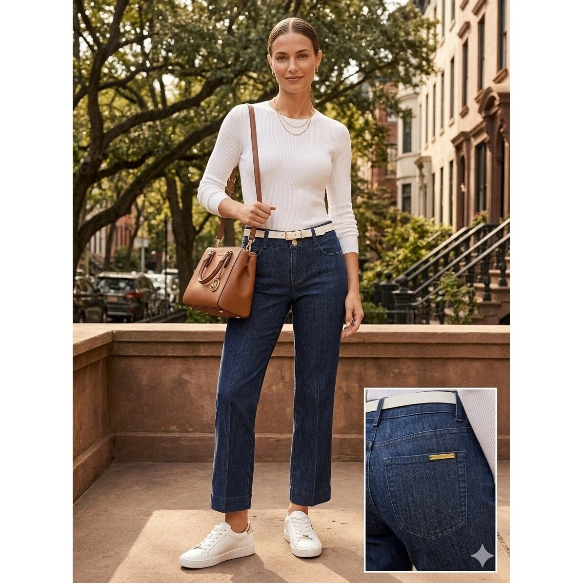 Jeans A Zampa Donna Vita Alta Bootcut Elasticizzati Economici