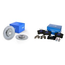 SKF Satz Bremsen Bremsscheiben + Bremsbeläge hinten für Peugeot 308 SW I 4E_ 4H_