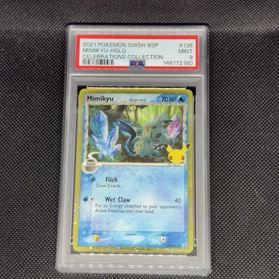 【PSA10】ミミッキュ 2021 136 デルタ種 海外 英語 25th Spec Details