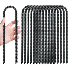 8 Pack Trampoline Stakes, Trampoline , 12 Inch Ground Stakes Heavy Duty, Grou...