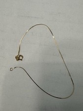 14K GOLD Snake chain bracelet 7" spring clasp