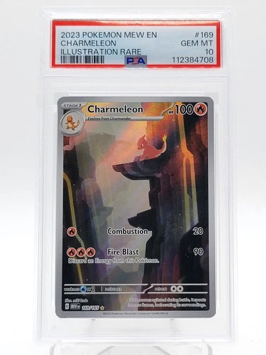 CHARMELEON 2023 POKEMON 151 ILLUSTRATION RARE #169/165 PSA 10 Q3963