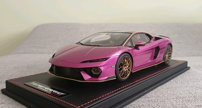 MR Collection 1:18 Lamborghini Temerario Viola Bast - Resin w/ Box
