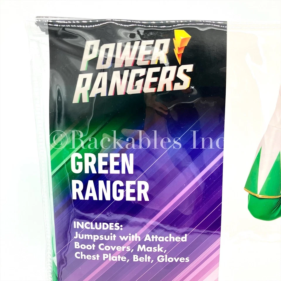 Disfraz de Power Ranger verde Spirit para adulto - Mighty Morphin Power Rangers talla variable Foto 2 de 4