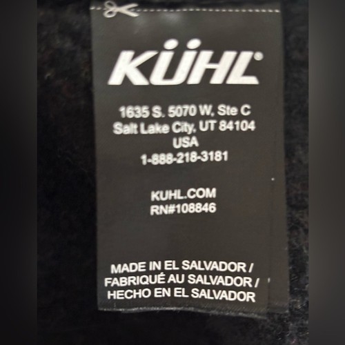 KUHL Highland Long Fleece Jacket Black Womens size L - Picture 11 of 13