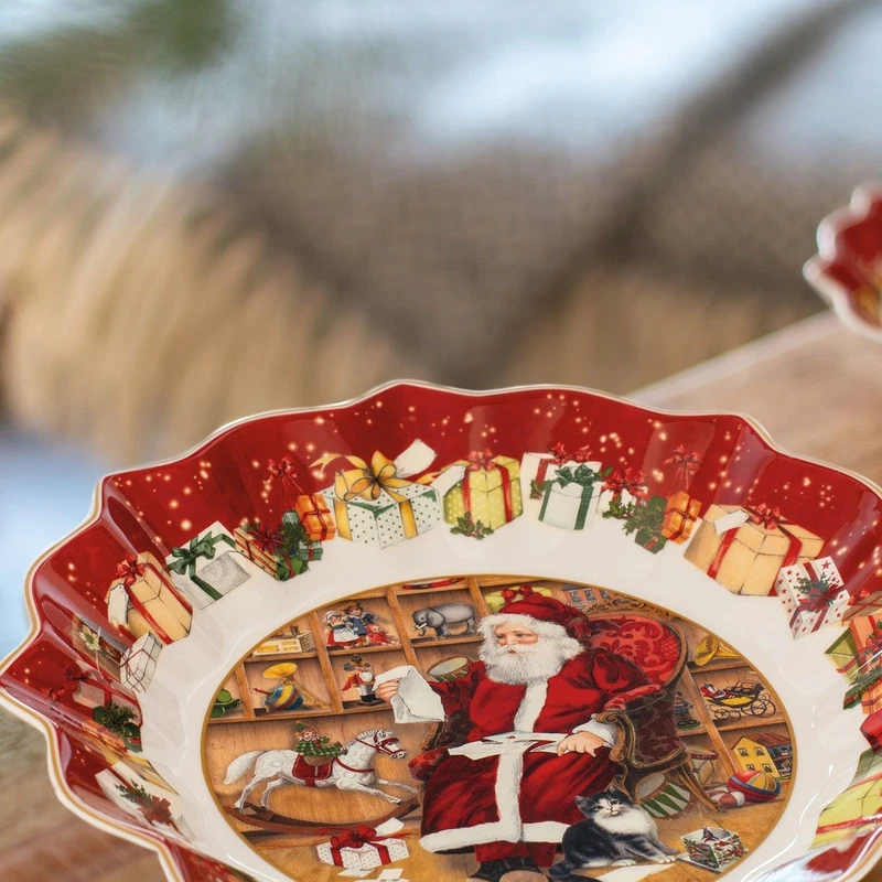 Ciotola Coppa Grande Natale Babbo Natale Lista Villeroy & Boch Toy's Fantasy, fotografia 7 di 9