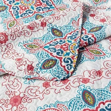 3-piece Wyndham Reversible Quilt Set KING Size by VCNY Home NEW