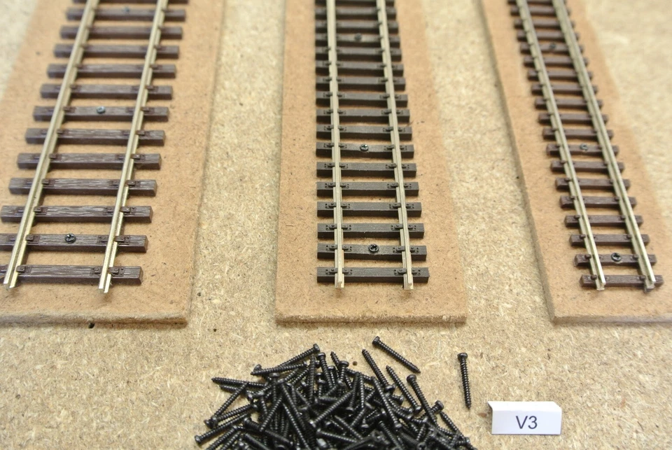 Gleis Schrauben V3, 1,2x10mm, Für Alle HO/TT/N Gleise, 100-500 Stück - Bild 2 von 4