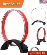 AM Loop Radio Antenna Tunable Indoor Signal Enhancer for Better Reception