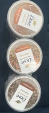 SET of 3x - DOVE Hot Cocoa Body Scrub - Limited Edition - NEW Sealed 3.5oz Each
