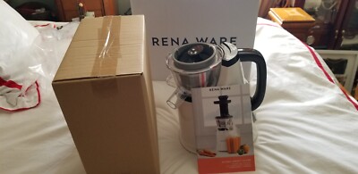 RENA WARE  NUTREX PRESS JUICER COMPLETELY NEW ALL ATTACHMENTS 