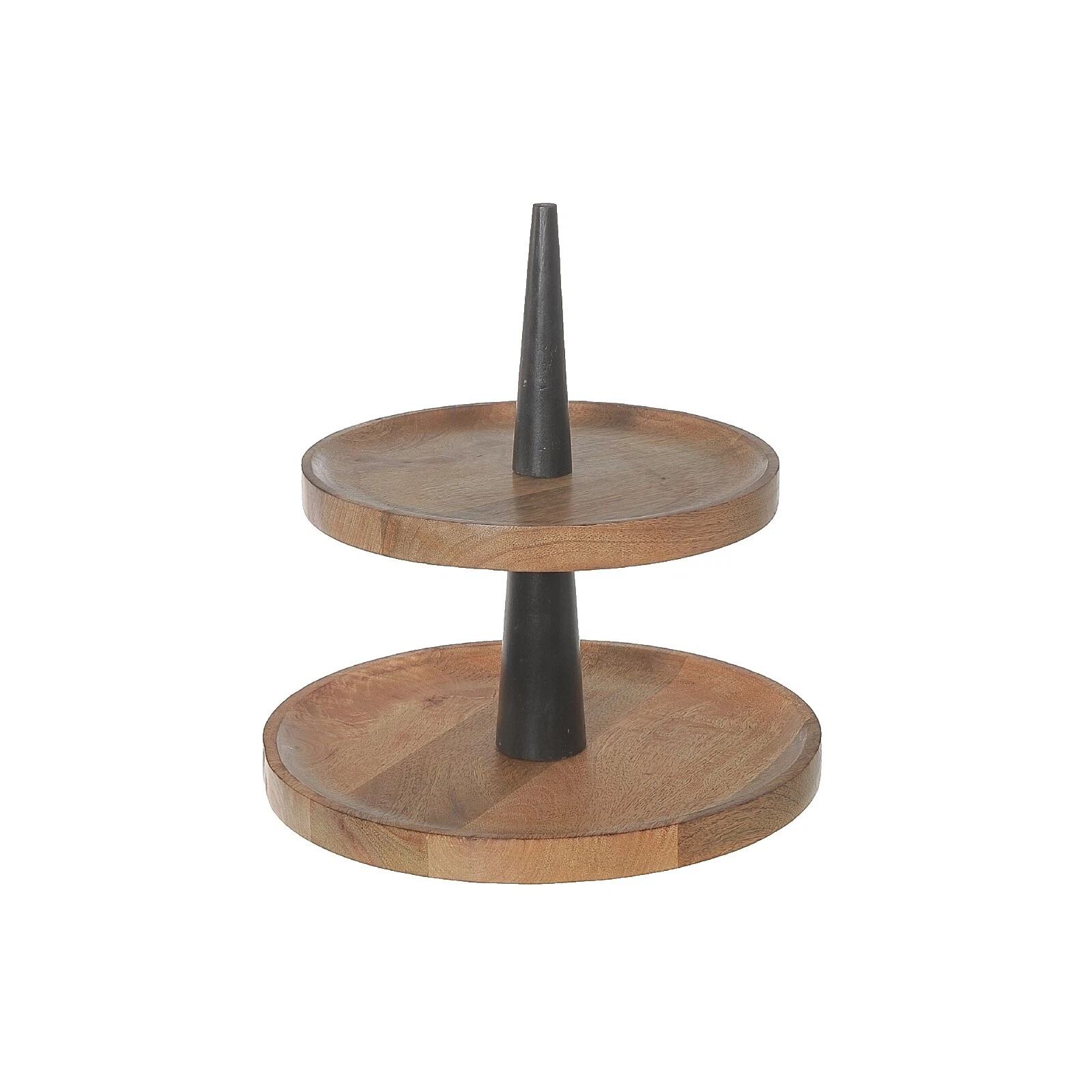 Wooden Black Platters