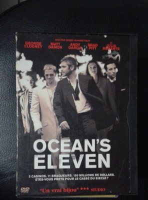 DVD *OCEAN'S ELEVEN* CLOONEY/DAMON/PITT/ROBERT -FILM KULT-