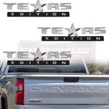 3d Texas Edition Emblem For Silverado Sierra Suburban Truck Universal Sticker