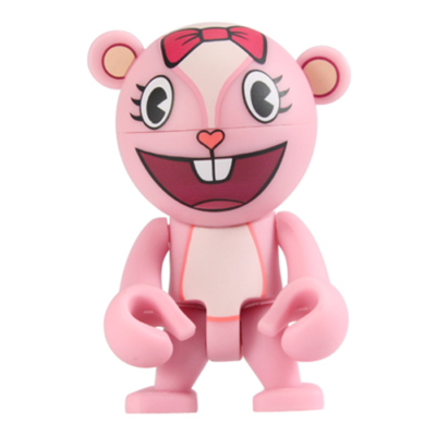 希少 HappyTreeFriendsハッピーツリーフレンズ ギグルスフィギュア Happy Tree Friends Naughty and Nice Edition Giggles Trexi Figure
