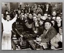 Poster - The Night Prohibition Ended - Choose Unframed Poster or Canvas - Decor