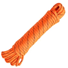 3/8" x 75' Utility Diamond Braided Polypropylene Multi Purpose Rope - BoxerTool