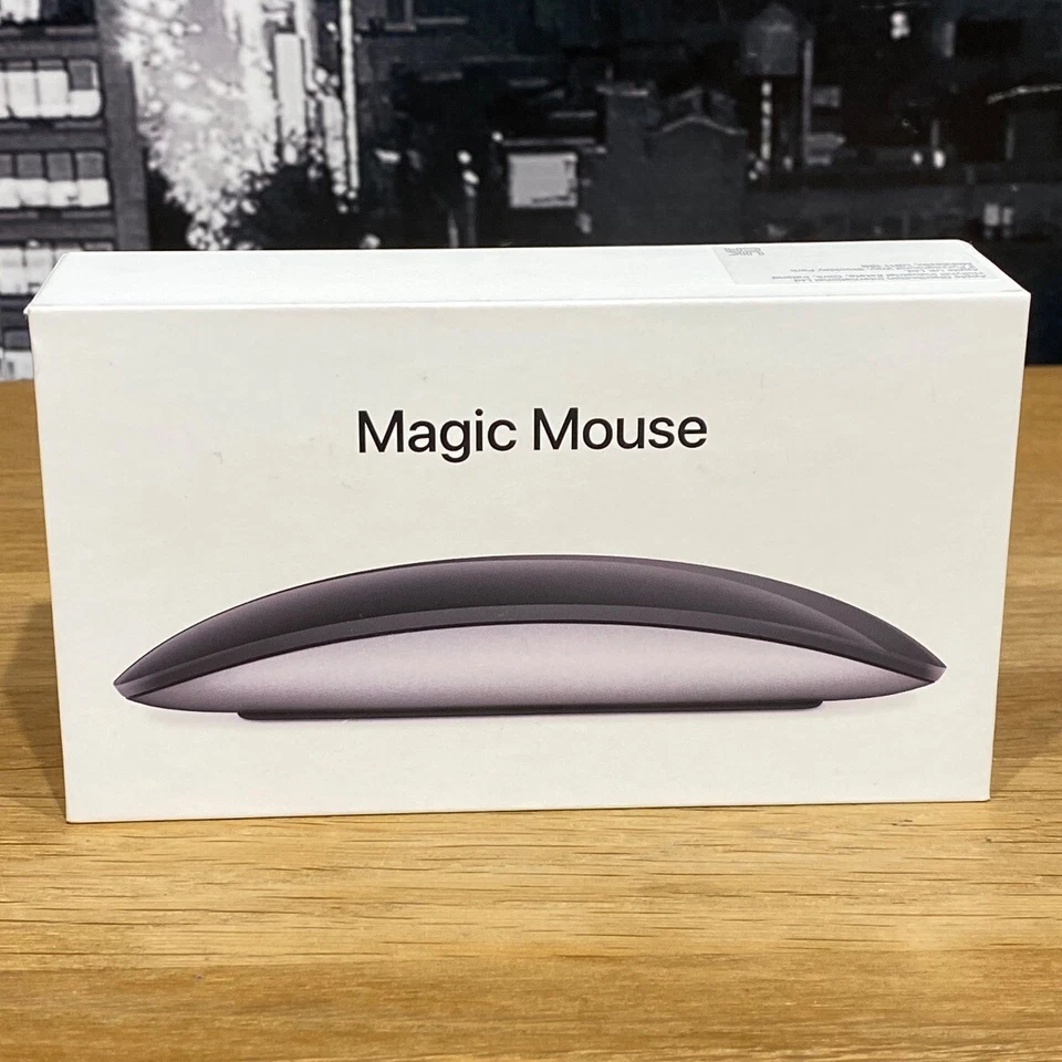 Apple Magic Mouse (USB-C) Black Multi Touch Rechargeable A3204 100% Original - Image 2 of 4