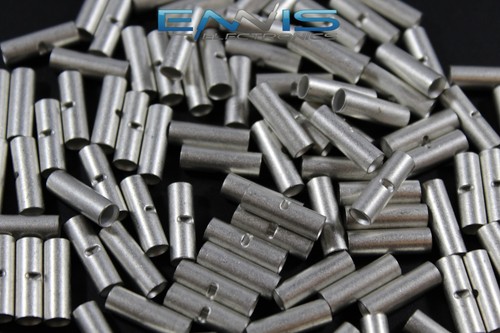 10-12 GAUGE 100 PK UNINSULATED NON INSULATED BUTT CONNECTOR TERMINAL WIRE UYBC - Picture 3 of 4