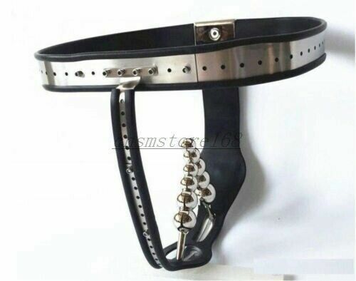 Women's Stainless Steel T-type Chastity Belt Device Bondage With Plug ...