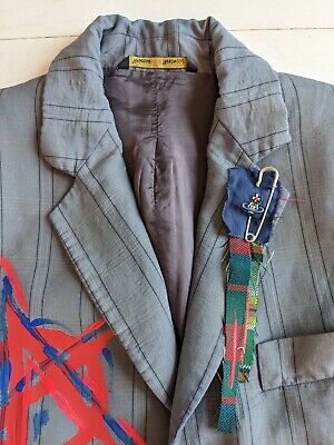 *CUSTOMISED* VIVIENNE WESTWOOD SUIT Size Large - Dyed, Printed ...