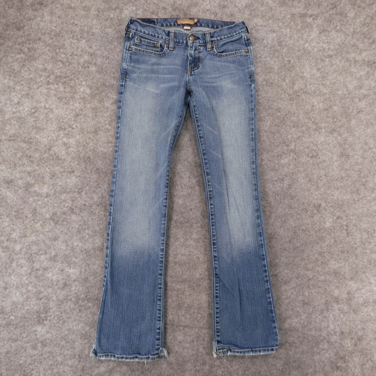 Abercrombie Fitch Jeans Women 2L Stretch Vintage 5 Pocket Light Wash Fade Ladies