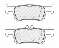 Ferodo BremsbeläGe BremsklöTze FüR Ford Fiesta VII HF HJ 1.0 Ecoboost FDB5130