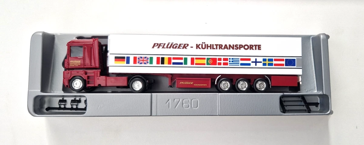 Renault (Midliner) semi bâchée - Majorette N°367 (1