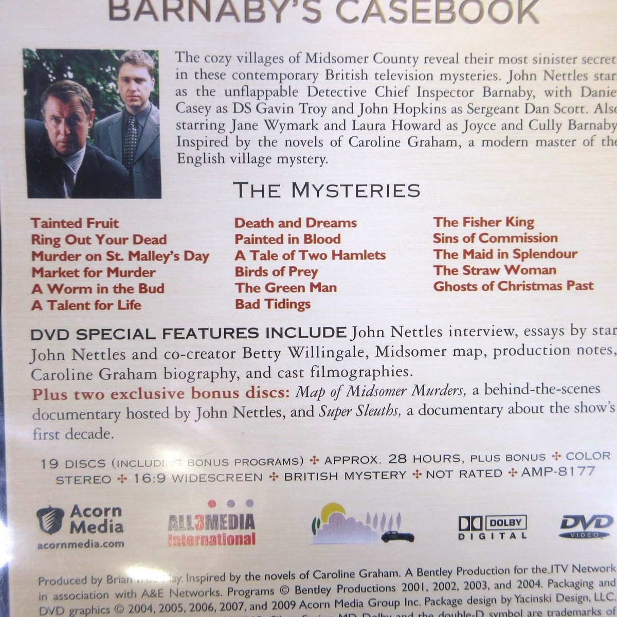 その他 Midsomer Murders: Barnaby&#39;s Casebook [DVD] Midsomer Murders Barnaby's Casebook DVD 19 Discs John