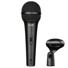 Karaoke Microphone Singing Dynamic Vocal Mic On Off Switch Handheld XLR Clip