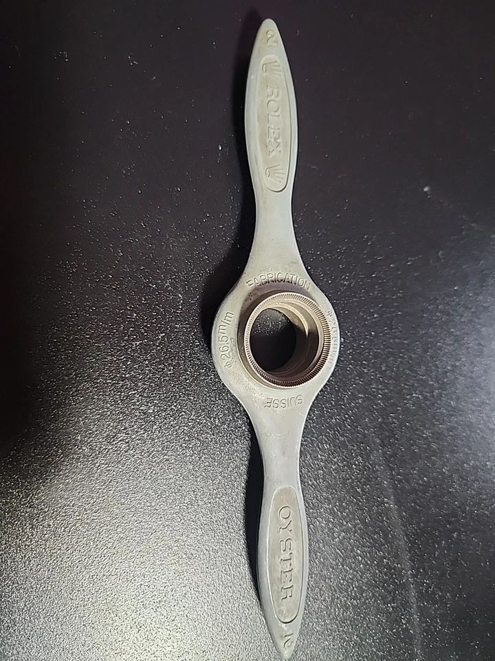 Rolex Oyster 22,5 мм / 26,5 мм двойной пропеллер чехол задний гаечный ключ открывалка No 2 подлинный - Изображение 2 из 4