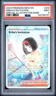 2023 POKEMON MEW EN-151 SPECIAL ILLUSTRATION RARE #203 ERIKA'S INVITATION PSA 9