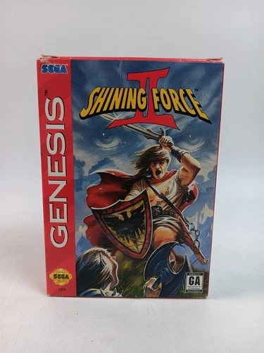 Shining Force II (Sega Genesis, 1994) Cartridge In Box - Tested - Authentic