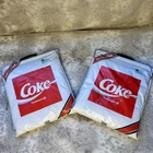 Coca-Cola Coke Insulated Vinyl Cooler Bags 1990 USA made - Vintage