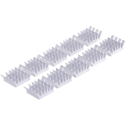 10pcs Aluminium Heatsink Computer Cooler Radiator Heat sink For MotherbYUR1 - Afbeelding 12 van 12