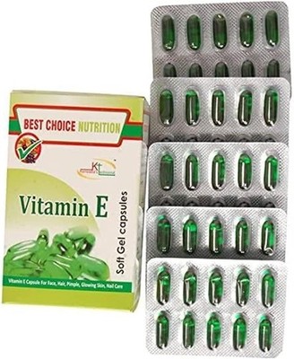 BCN Vitamin E, for Beautiful Skin, Healthy Hair and Eyes (50 Capsules)