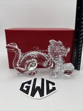 Baccarat Zodiaque Dragon 2024 Clear Crystal Figurine New In Box 2815630 Sealed
