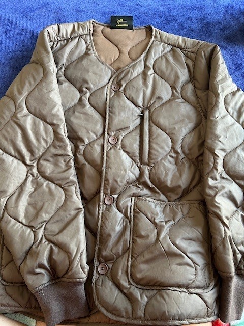 MAISON ARTICLE BROWN PUFF PUFFER JACKET LARGE L P… - image 1