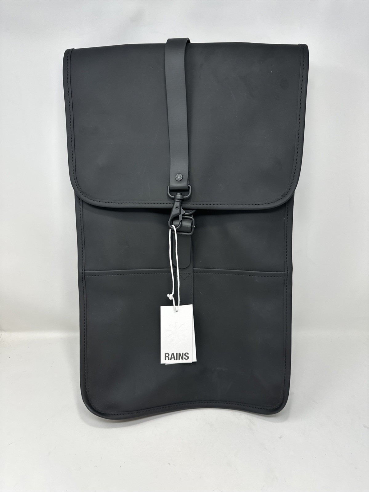 Mochila Rains 12200 Talla Grande Impermeable Negra Nueva con Etiquetas