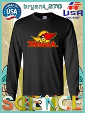 Speed Thrush Turbo Muffler Racing Mens Long Sleeve T-shirts American Tees Shirt