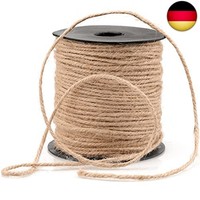 100M Garten Kordel Jute-Schnur Bastelschnur Dekokordel 3 Mm Jute Schnur FüR Diy