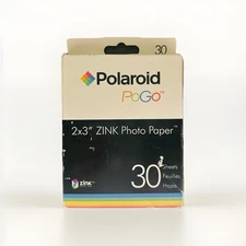 Polaroid PoGo 2x3" Zink Photo Paper 30 Sheets for Polaroid Zink Printer NEW
