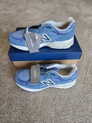 Levi's x New Balance 990v3 Made In USA Mallard Blue Denim M990LI3 Men's Size 10