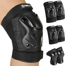Skating Protective Gear Knee and Elbow Pads Wrist Guards for Roller Skating Skat